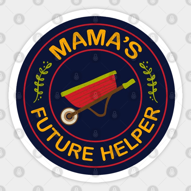 Mama's Future Helper For Small Kids Toddlers 0, 1, 2, 3 Year Old Sticker by Pine Hill Goods